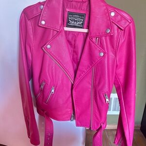 Levi's Women's Pink Biker Jacket
